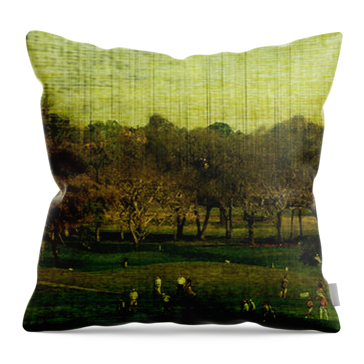 Golf Throw Pillow featuring the photograph Links by Pete Rems
