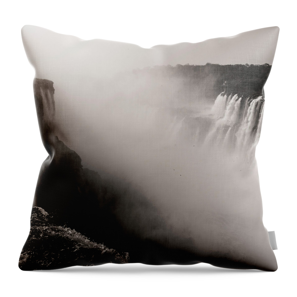 Brazil Throw Pillow featuring the photograph Liquid Mordor by Alex Lapidus