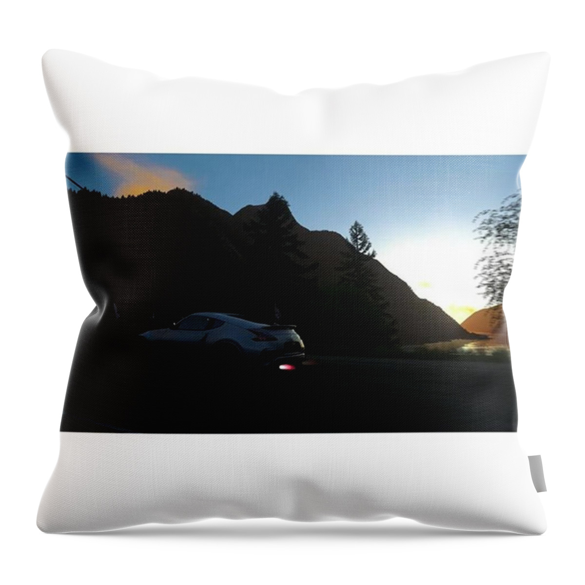Nismo Throw Pillow featuring the photograph Little Flame While #shifting. #nissan by Hannes Lachner