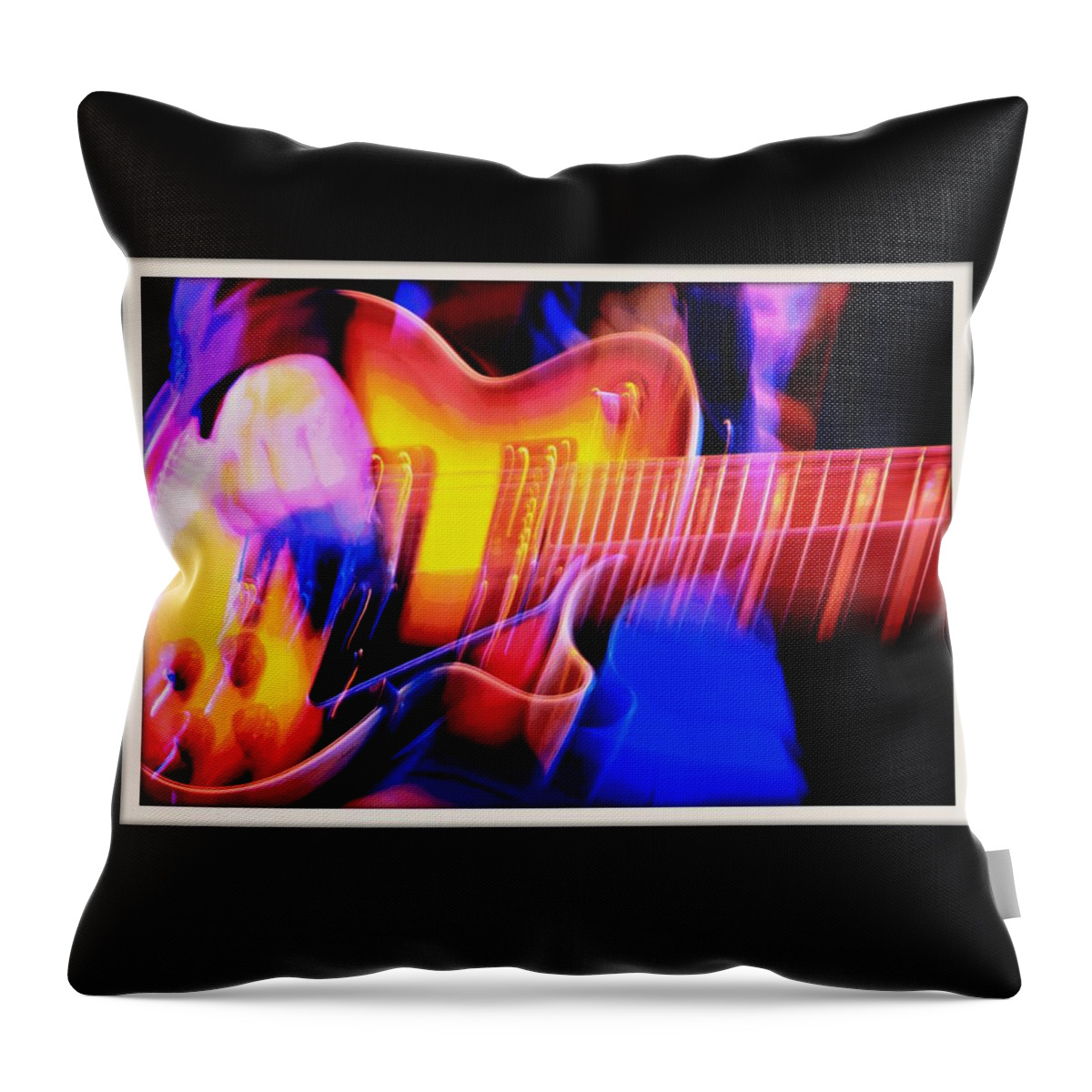 Home Throw Pillow featuring the photograph Live Music by Chris Berry
