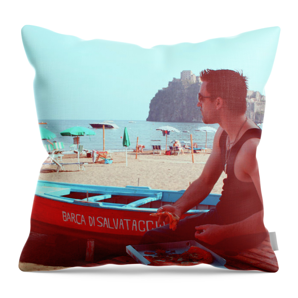 Pizza Throw Pillow featuring the photograph Living La Dolce Vita by La Dolce Vita