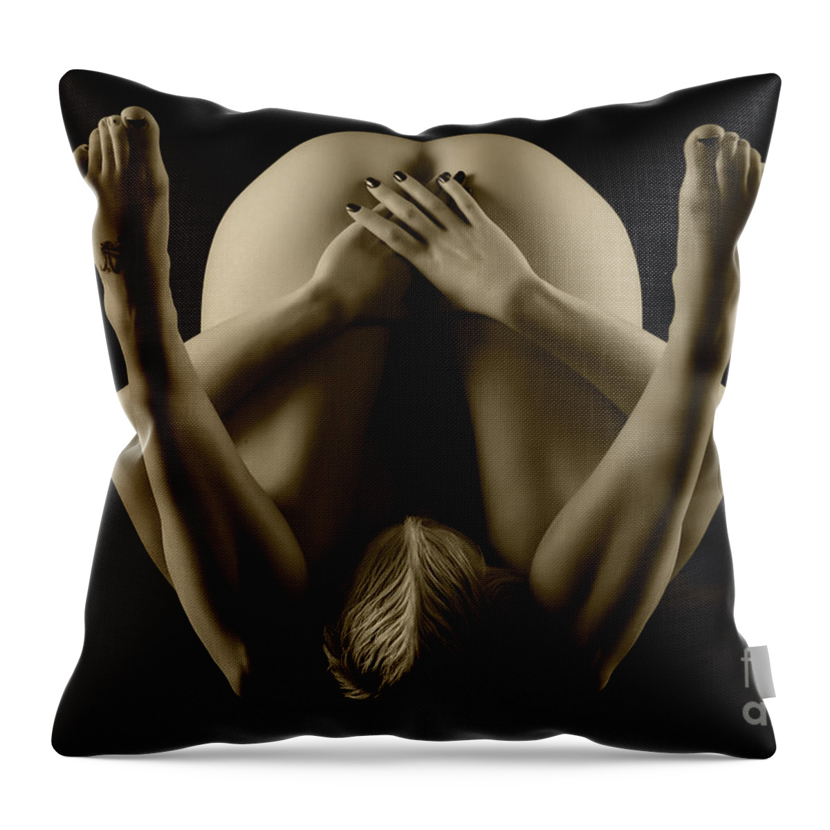 Artistic Photographs Throw Pillow featuring the photograph Locked up tight by Robert WK Clark