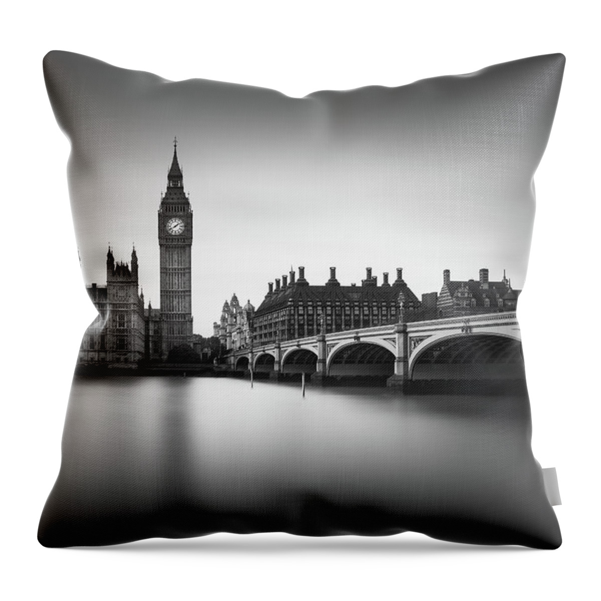 #faatoppicks Throw Pillow featuring the photograph London, Westminster Bridge by Ivo Kerssemakers