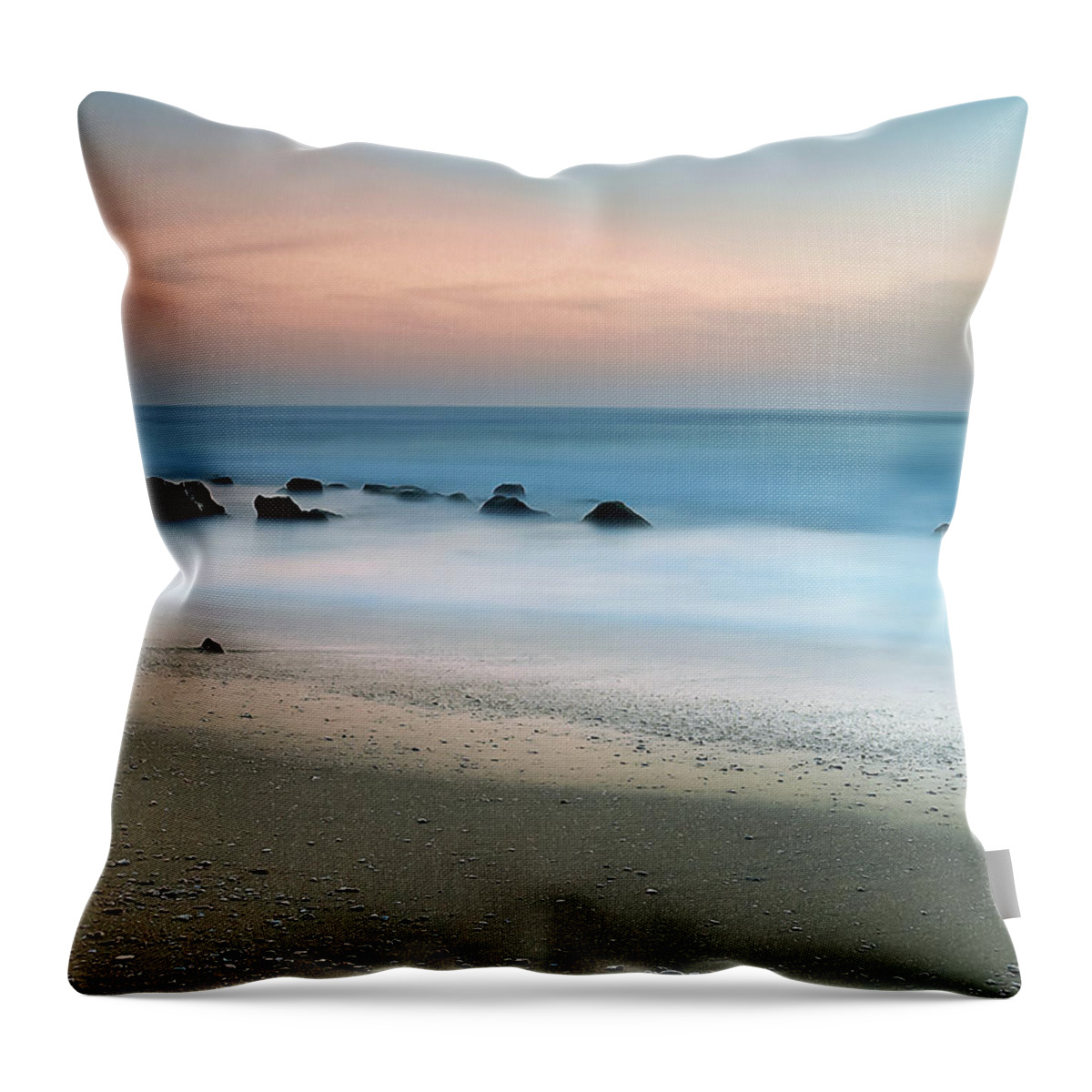 Beach Throw Pillow featuring the photograph Longing 	 by Meir Ezrachi