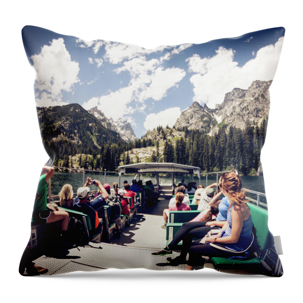Tourist Throw Pillow featuring the photograph Look Out by Hyuntae Kim