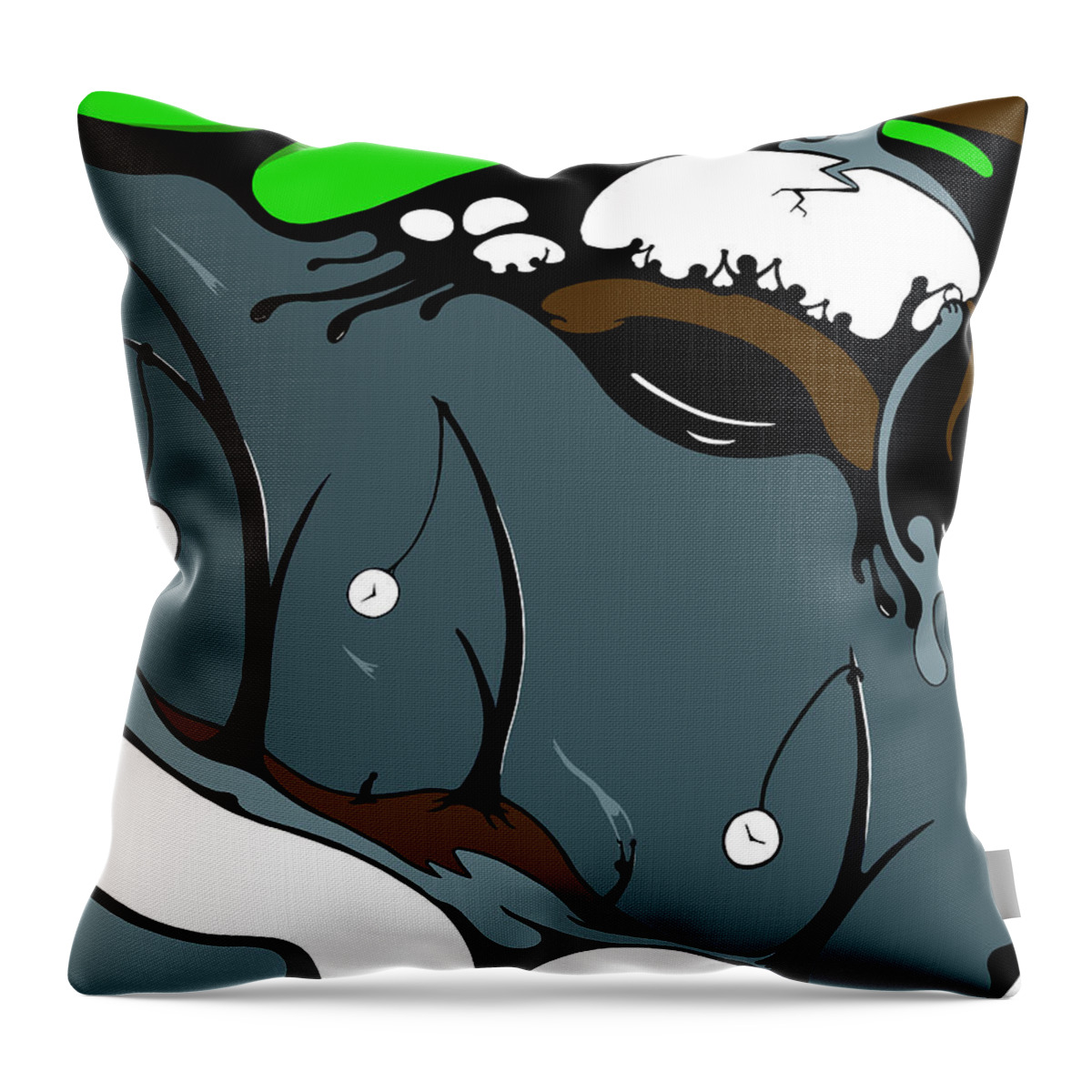 Climate Change Throw Pillow featuring the digital art Looking Glass by Craig Tilley
