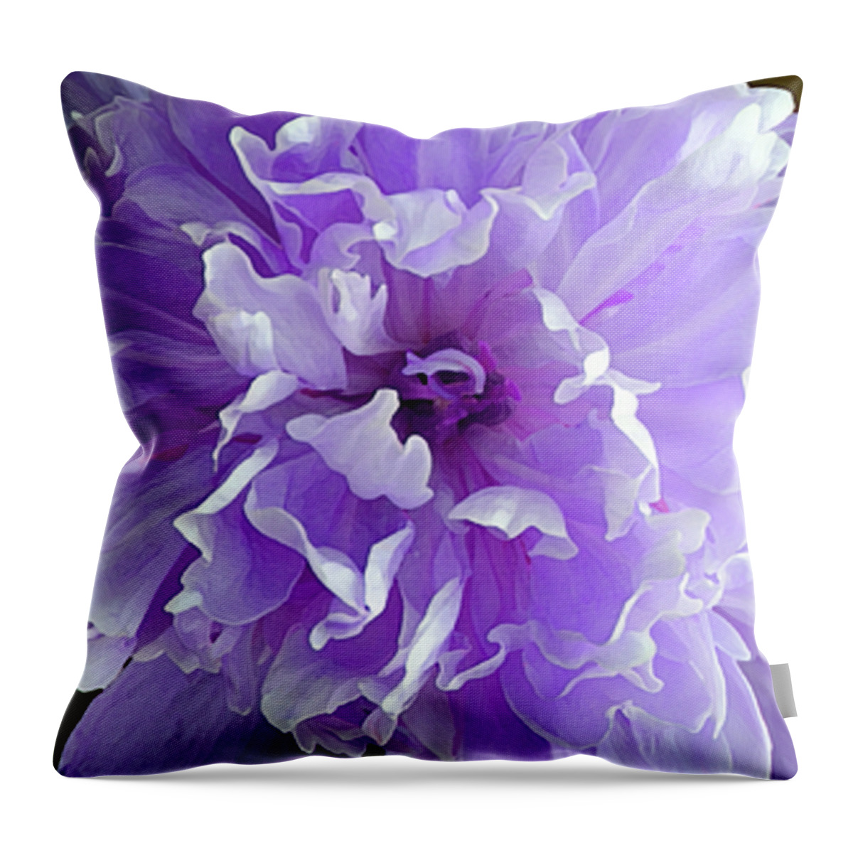 Flower Throw Pillow featuring the photograph Lost in Love by Angelina Tamez