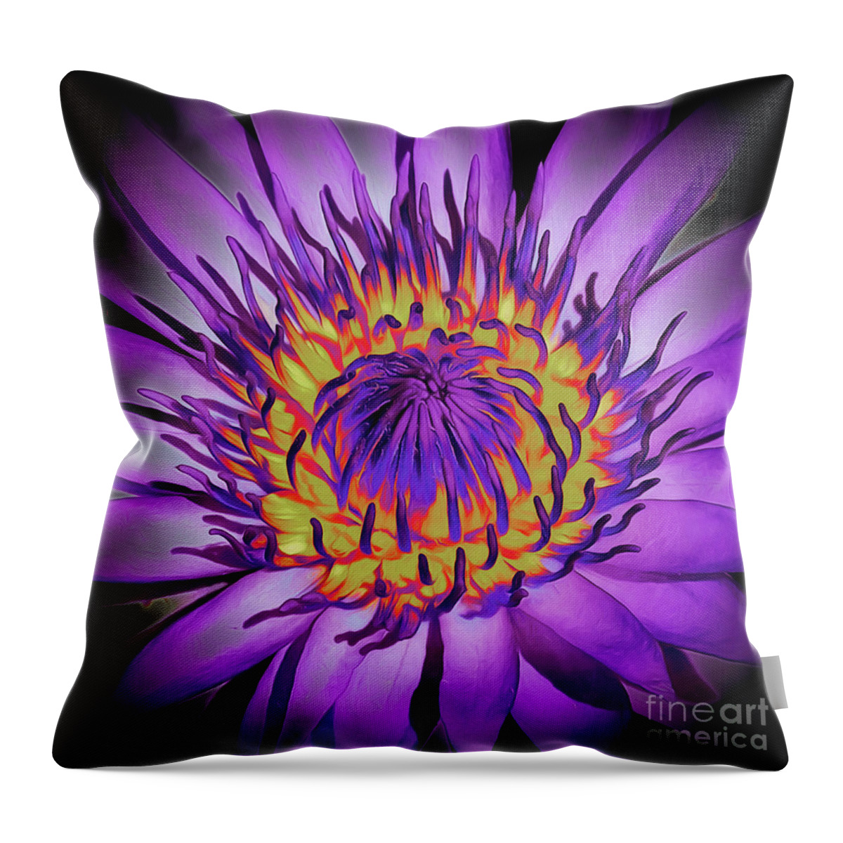 Lotus Flower Throw Pillow featuring the photograph Lotus Flower Blossom by Scott Cameron