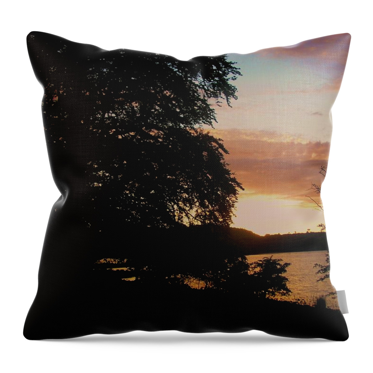 Landscape Throw Pillow featuring the photograph Lough Gill Co. Sligo Ireland by Louise Macarthur Art and Photography