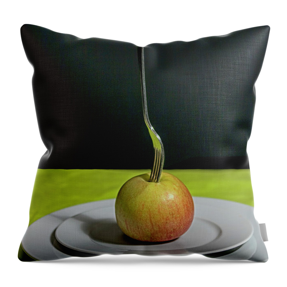 Meal Throw Pillow featuring the photograph Low calorie meal by Patricia Hofmeester