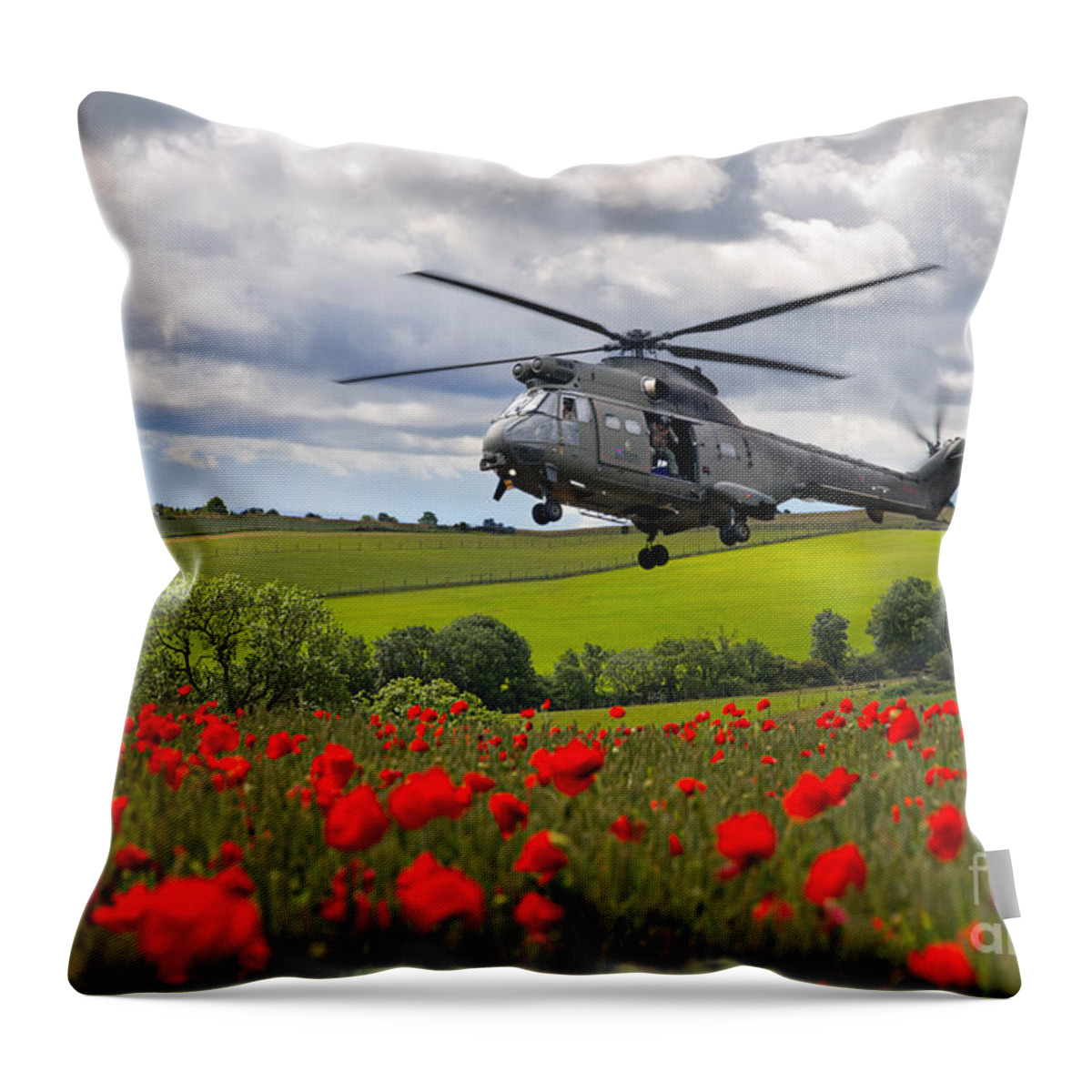 Raf Throw Pillow featuring the digital art Loyalty by Airpower Art