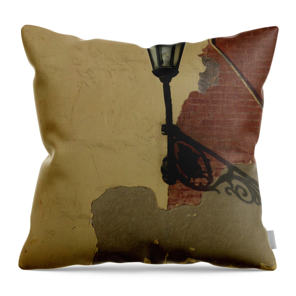 Luz Y Sombra Abstracted Throw Pillow featuring the photograph Luz Y Sombra Abstracted by Kandy Hurley