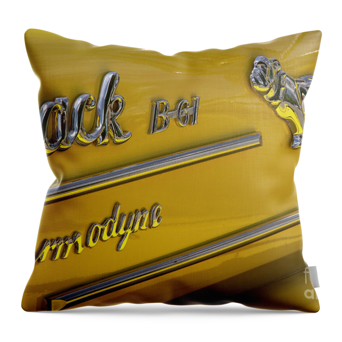 Mack Truck Throw Pillow featuring the photograph Mack B-61 by Mike Eingle