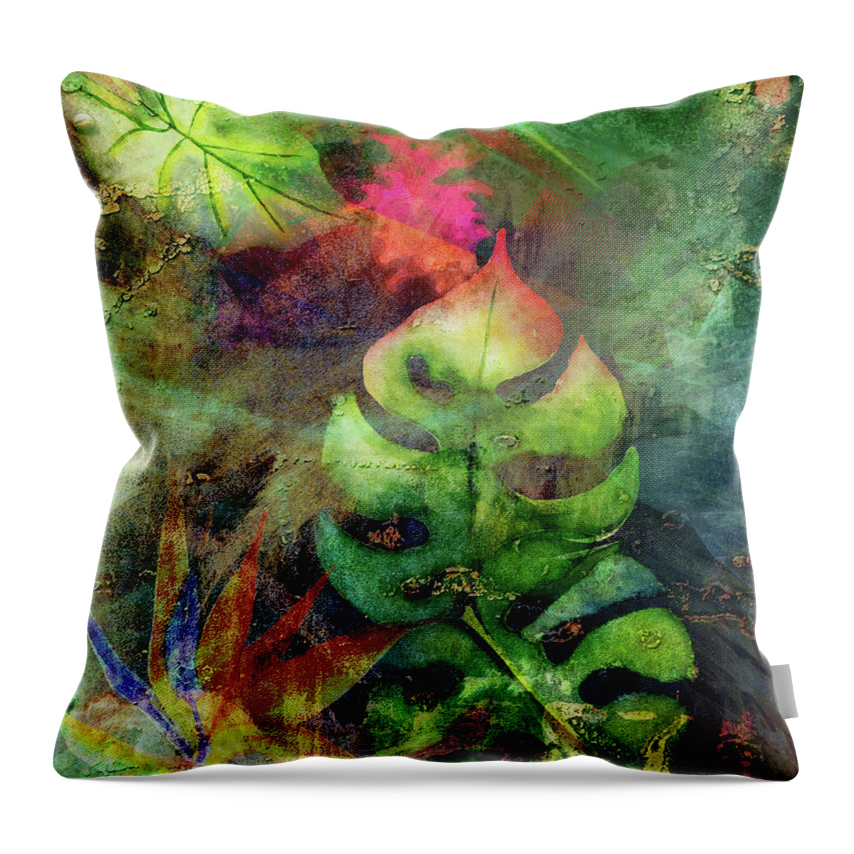 Maelstrom Throw Pillow featuring the digital art Maelstrom by Linda Carruth