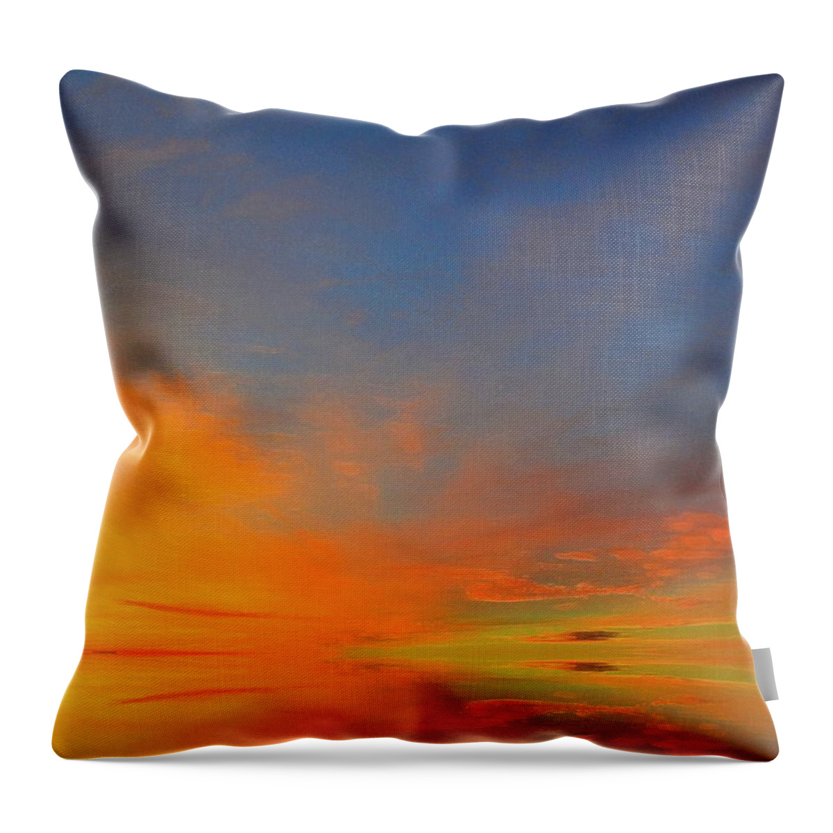 Abstract Throw Pillow featuring the digital art Magic Dawn Two by Lyle Crump