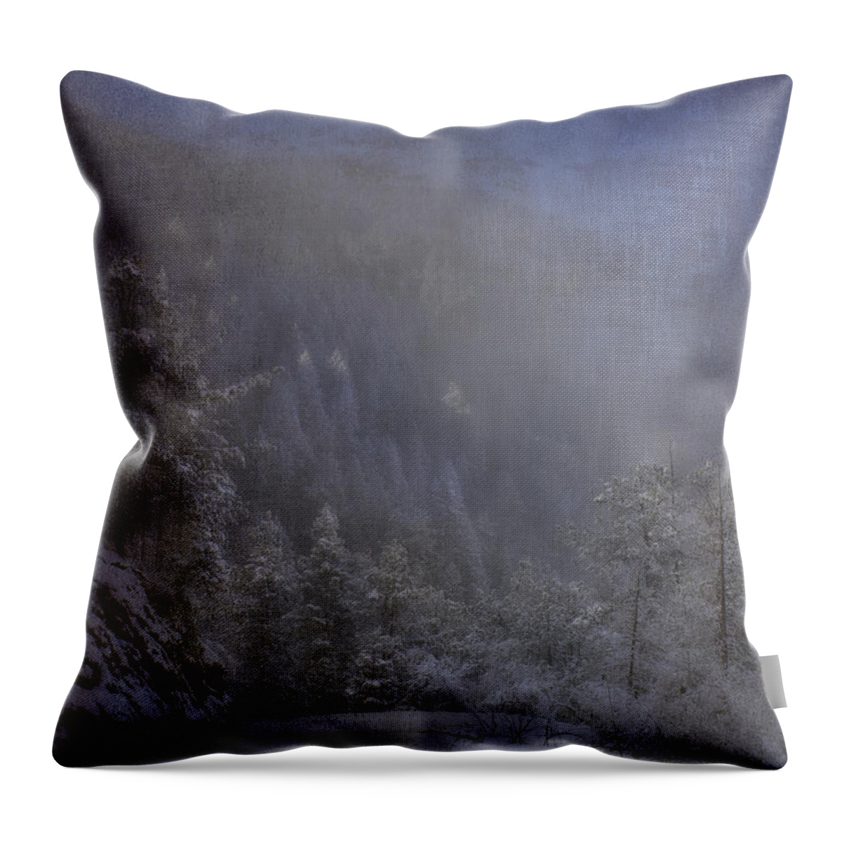 Beautiful Throw Pillow featuring the photograph Magical Winter Day by Ellen Heaverlo