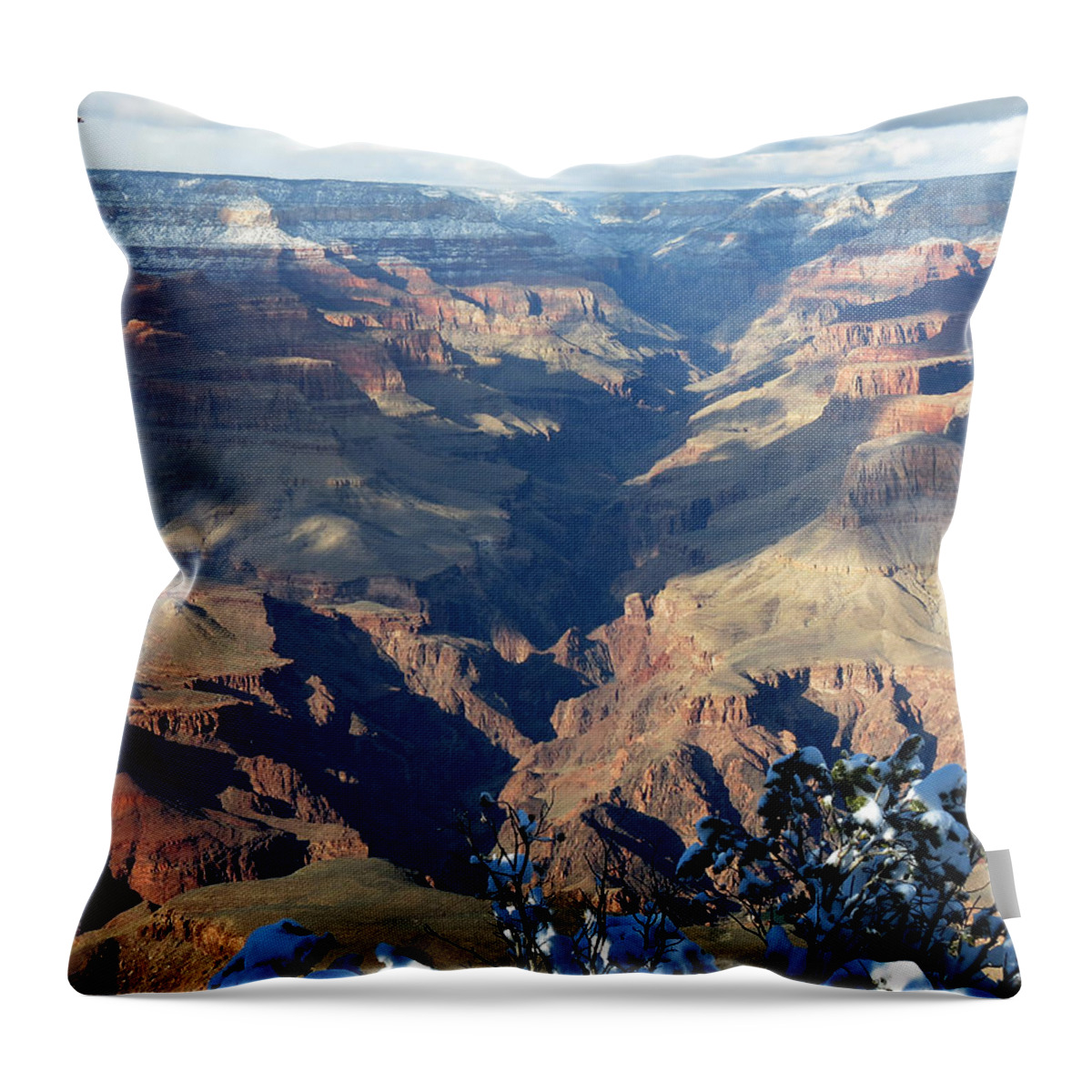 Grand Canyon Throw Pillow featuring the photograph Majestic Grand Canyon by Laurel Powell