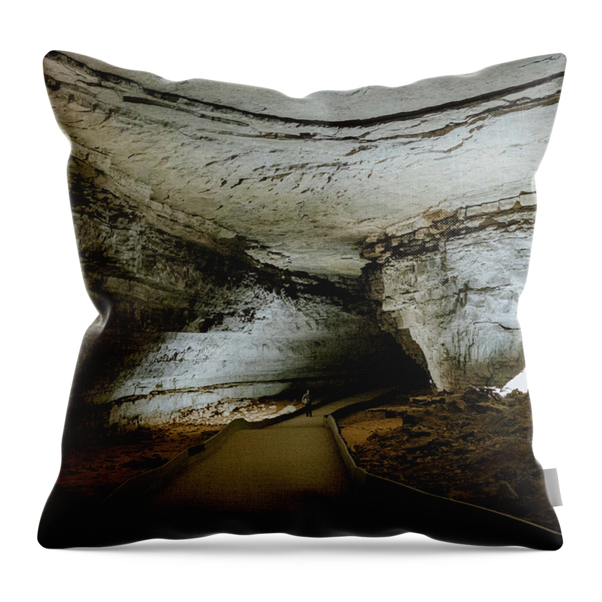 2017 Throw Pillow featuring the photograph Mammoth Cave National Park - The Rotunda by Amber Flowers