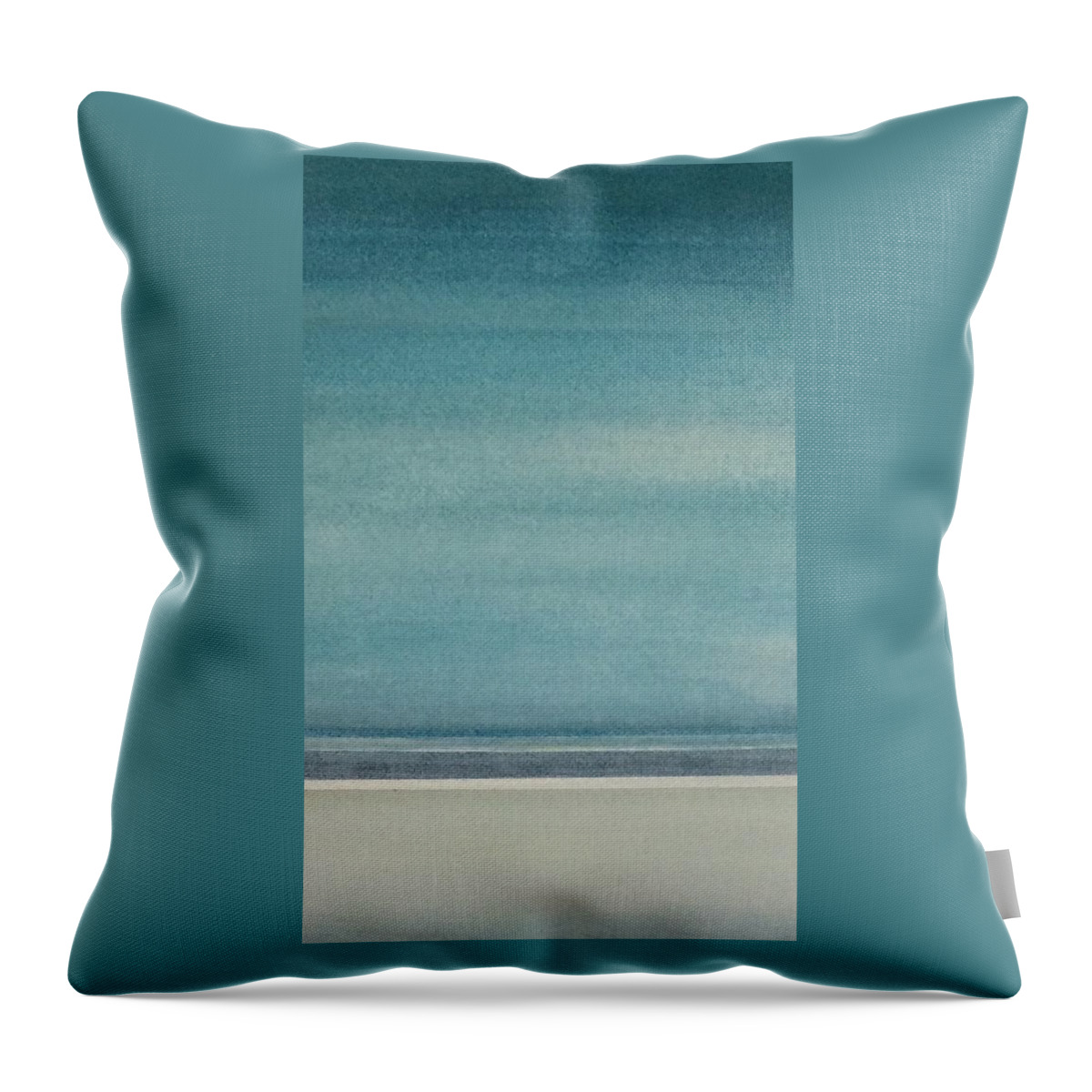 Seascape Throw Pillow featuring the painting Marine #1 by Maxie Absell