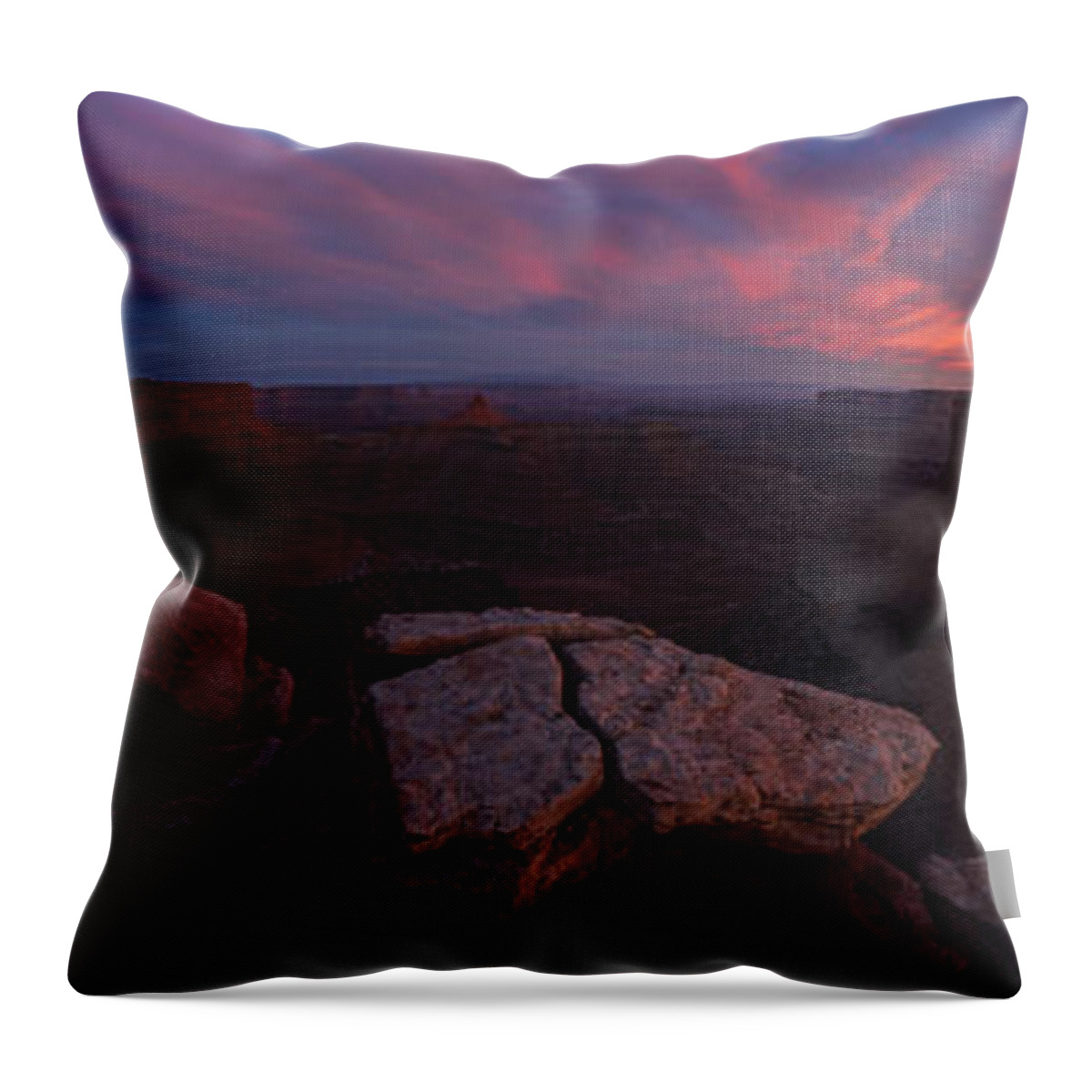 Utah Throw Pillow featuring the photograph Marlobro Point Panorama by Dustin LeFevre