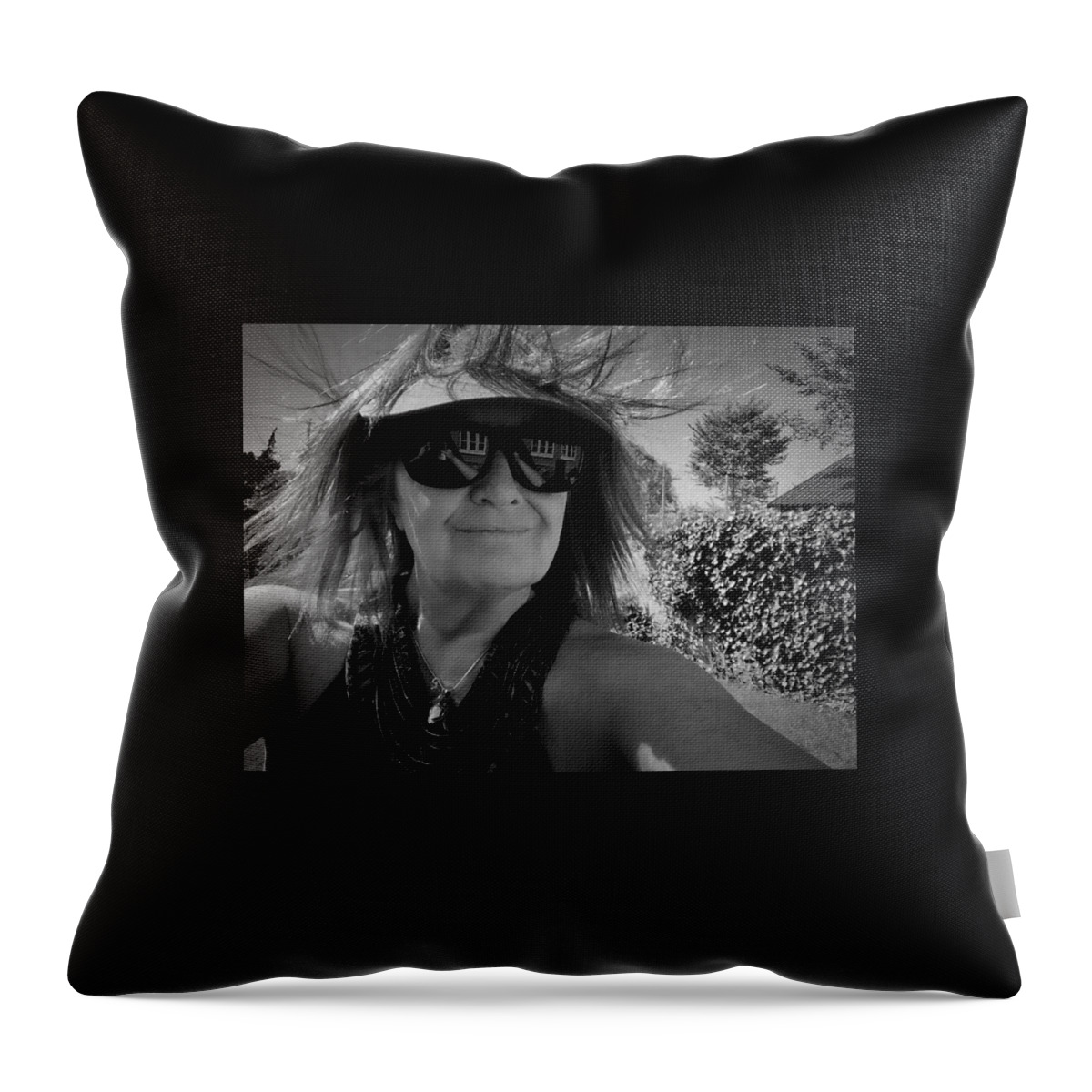 Colette Throw Pillow featuring the photograph MAY 2017 Portrait by Colette V Hera Guggenheim