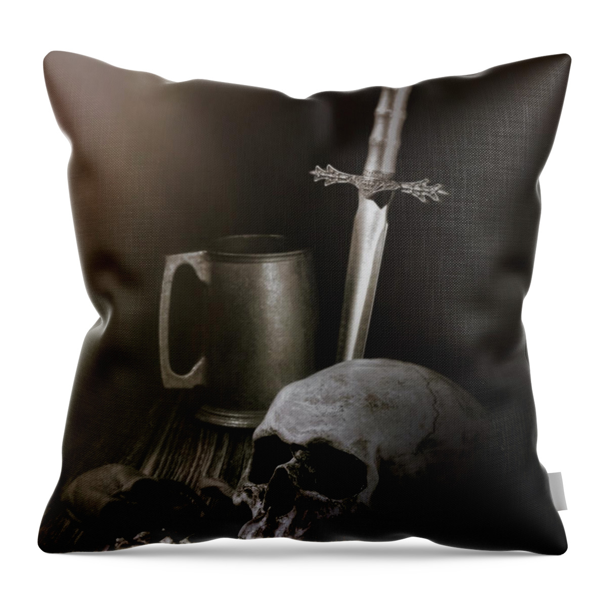 Medieval Throw Pillow featuring the photograph Medieval Still Life by Tom Mc Nemar