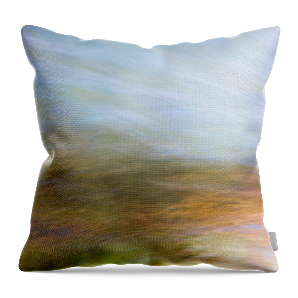 Yosemite Throw Pillow featuring the photograph Merced River Reflections 21 by Larry Marshall