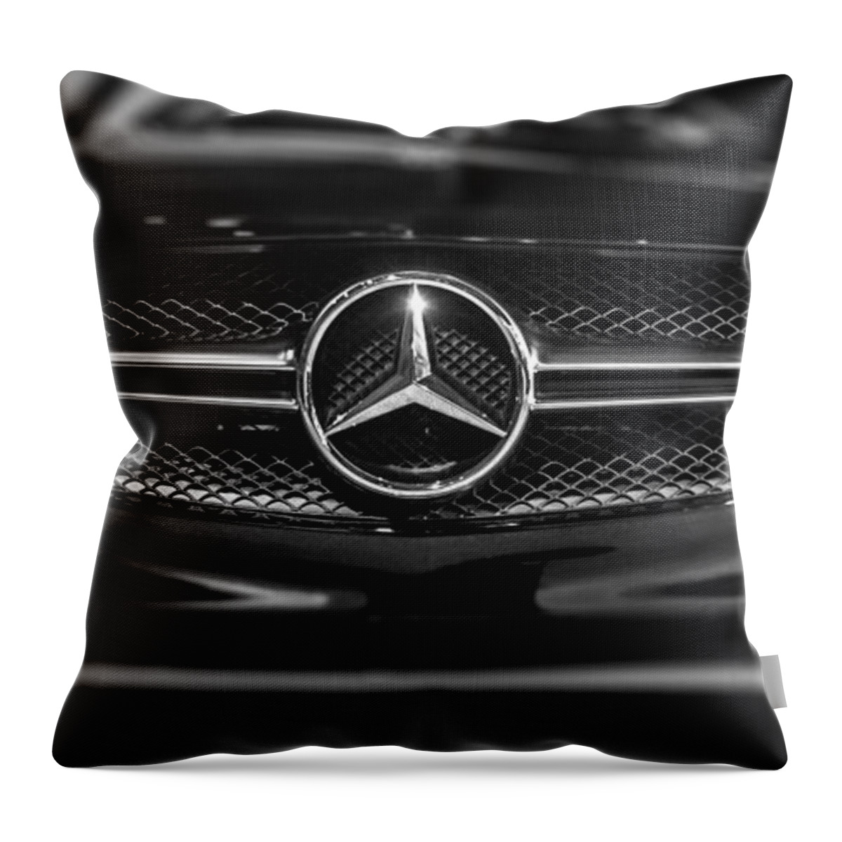 Mercedes Throw Pillow featuring the photograph Mercedes AMG by Don Mennig