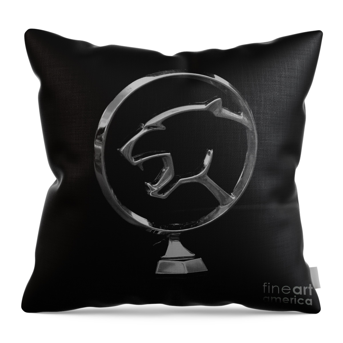 Mercury Cougar Throw Pillow featuring the photograph Mercury Cougar by Olga Hamilton