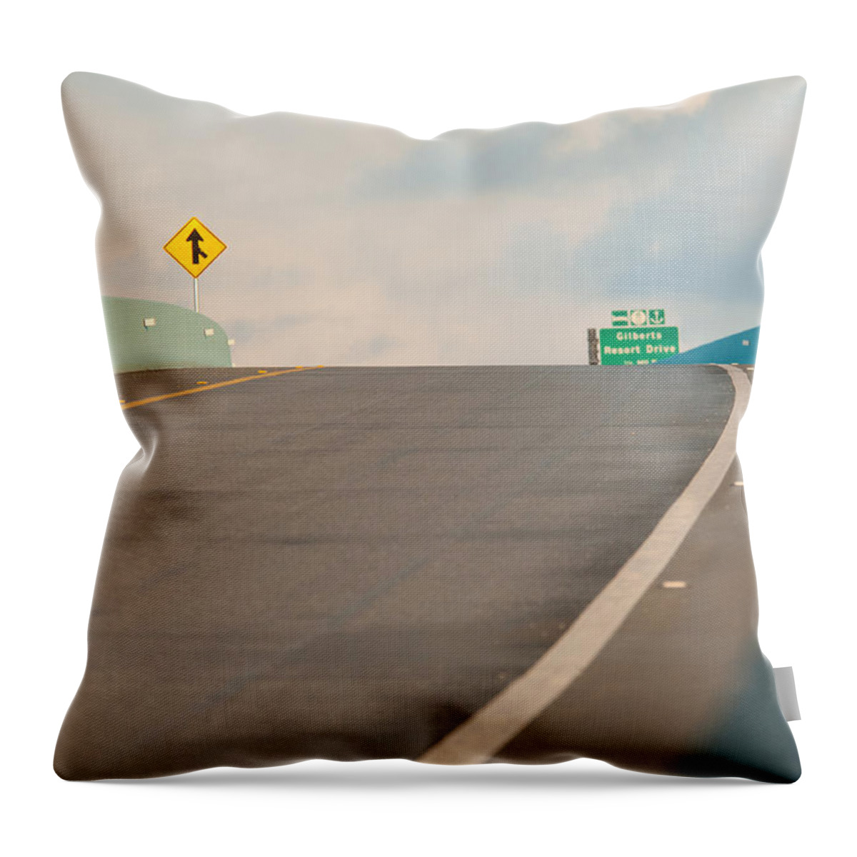 Clouds Throw Pillow featuring the photograph Merge to the clouds by Brian Green