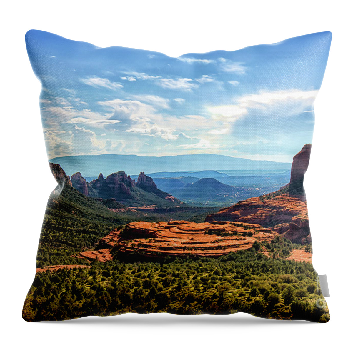 Southwest Throw Pillow featuring the photograph Merry Go Round Arch, Sedona, Arizona by Alissa Beth Photography