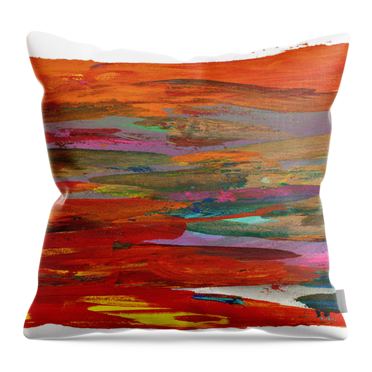 Mesa Throw Pillow featuring the painting Mesa Grande by Bjorn Sjogren