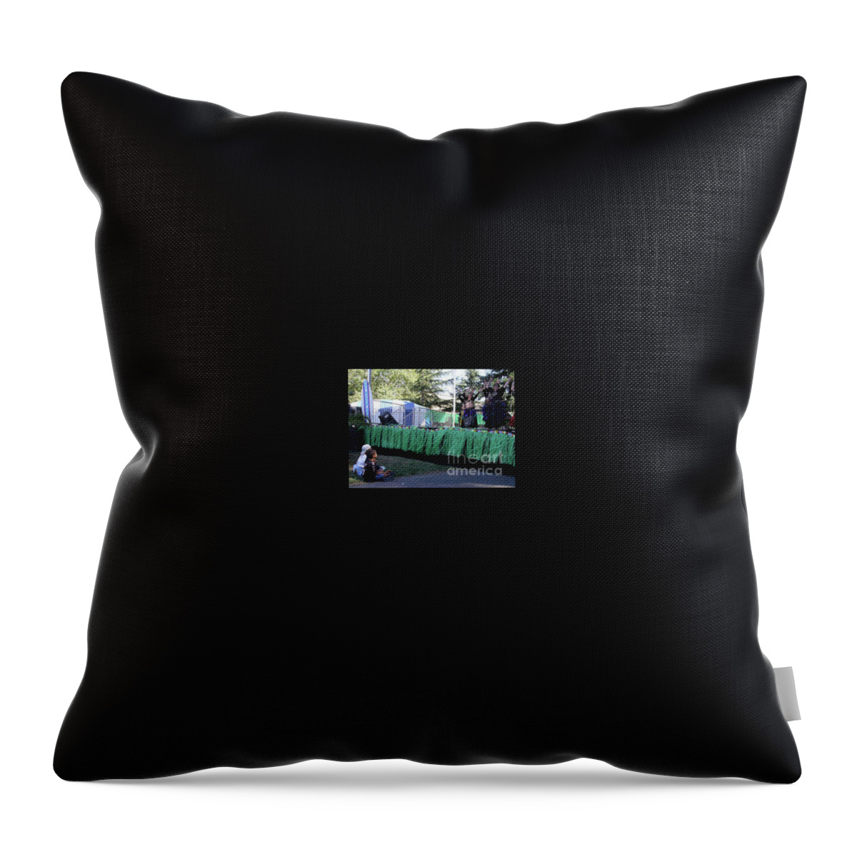 Children Throw Pillow featuring the photograph Mesmerized by those Bellies by Cynthia Marcopulos