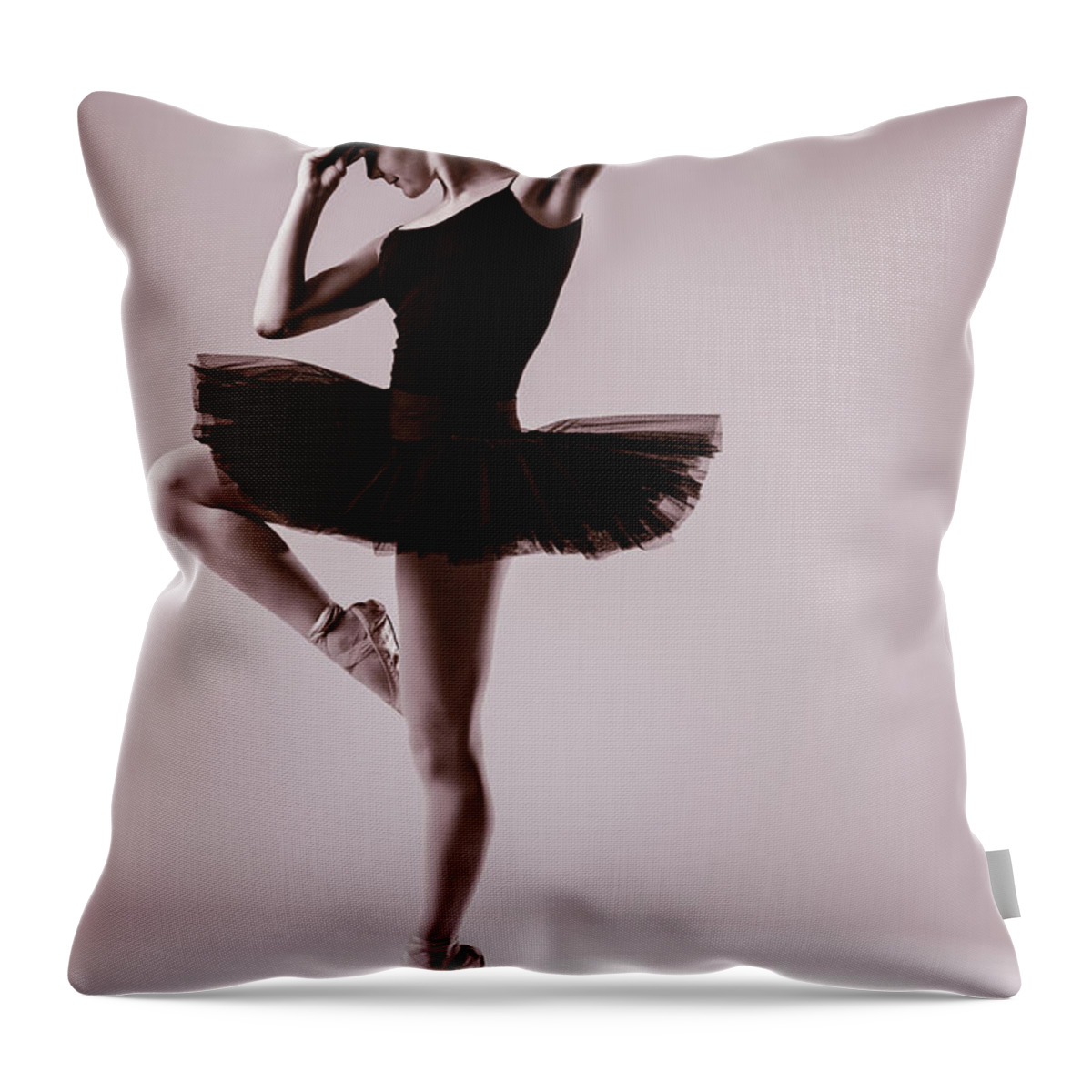 Dance Throw Pillow featuring the photograph Michael on Pointe 2 by Monte Arnold