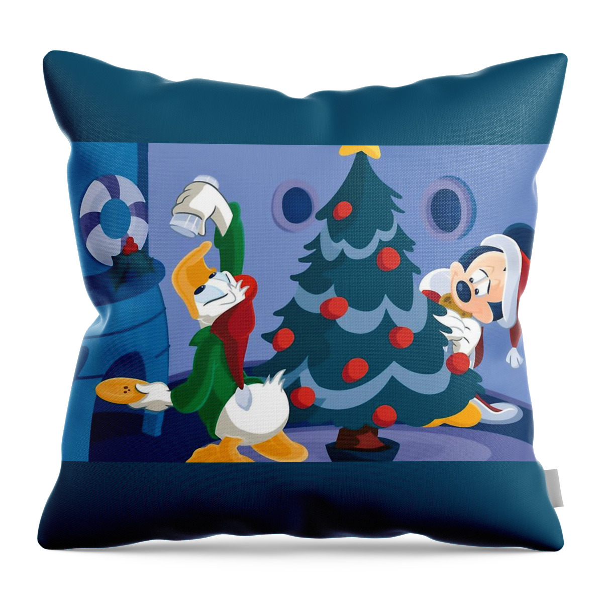 Mickey Throw Pillow featuring the digital art Mickey by Super Lovely