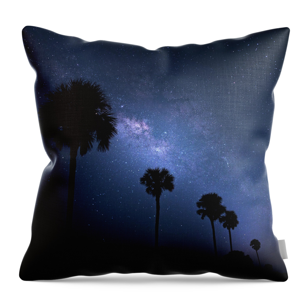 Milky Way Throw Pillow featuring the photograph Milky Way Squared by Mark Andrew Thomas