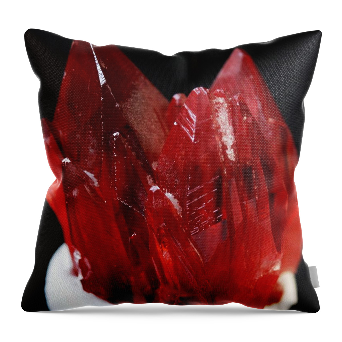 Mineral Throw Pillow featuring the photograph Mineral by Mariel Mcmeeking