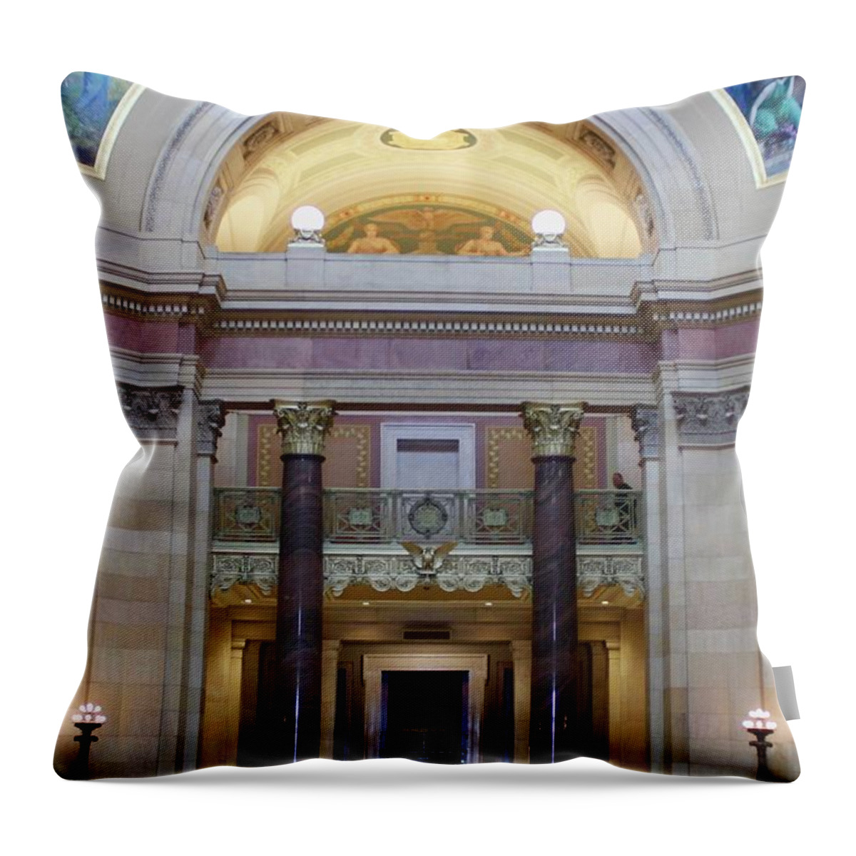 Minnesota Throw Pillow featuring the photograph Minnesota House by Sarah Lilja
