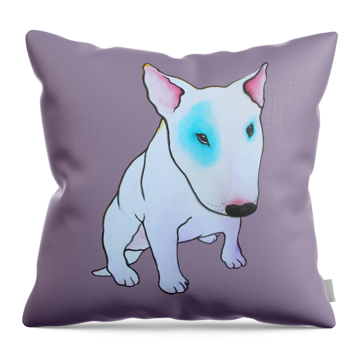 Noewi Throw Pillow featuring the painting Mischievous by Jindra Noewi