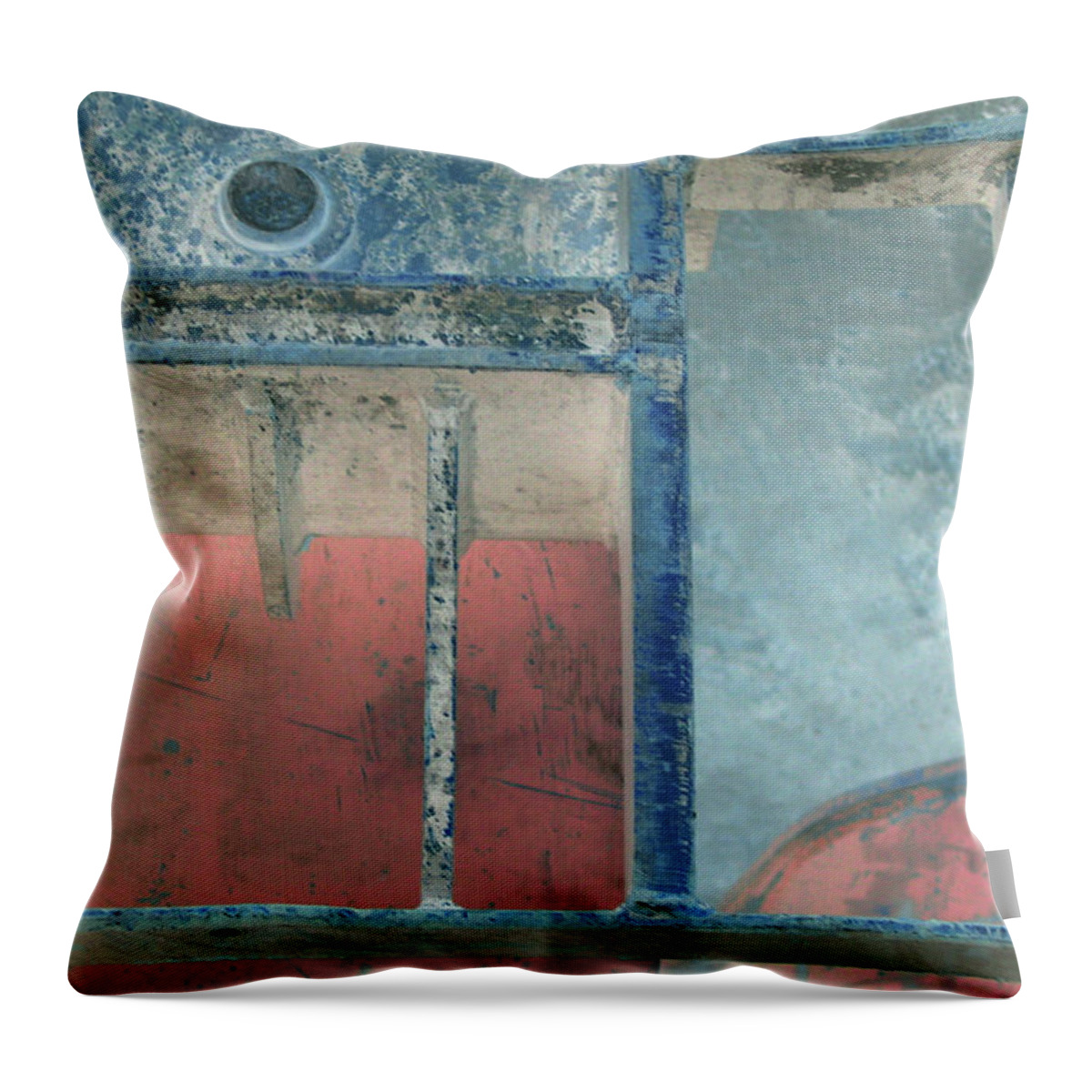 Photo Throw Pillow featuring the photograph Missing Middle Bar Left Flipped Horizontal by Heather Kirk