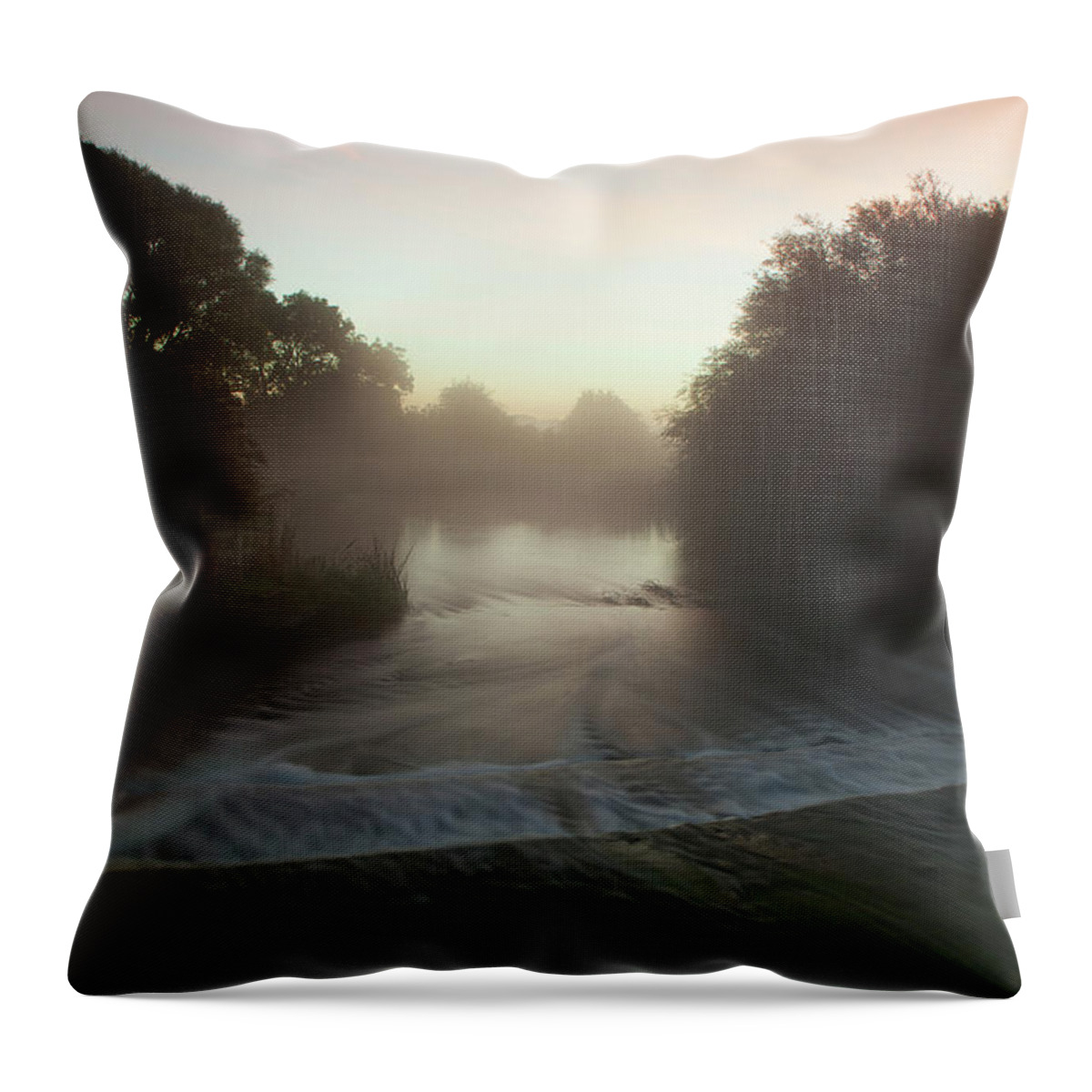 Mist Throw Pillow featuring the photograph Misty Morning by Nick Atkin