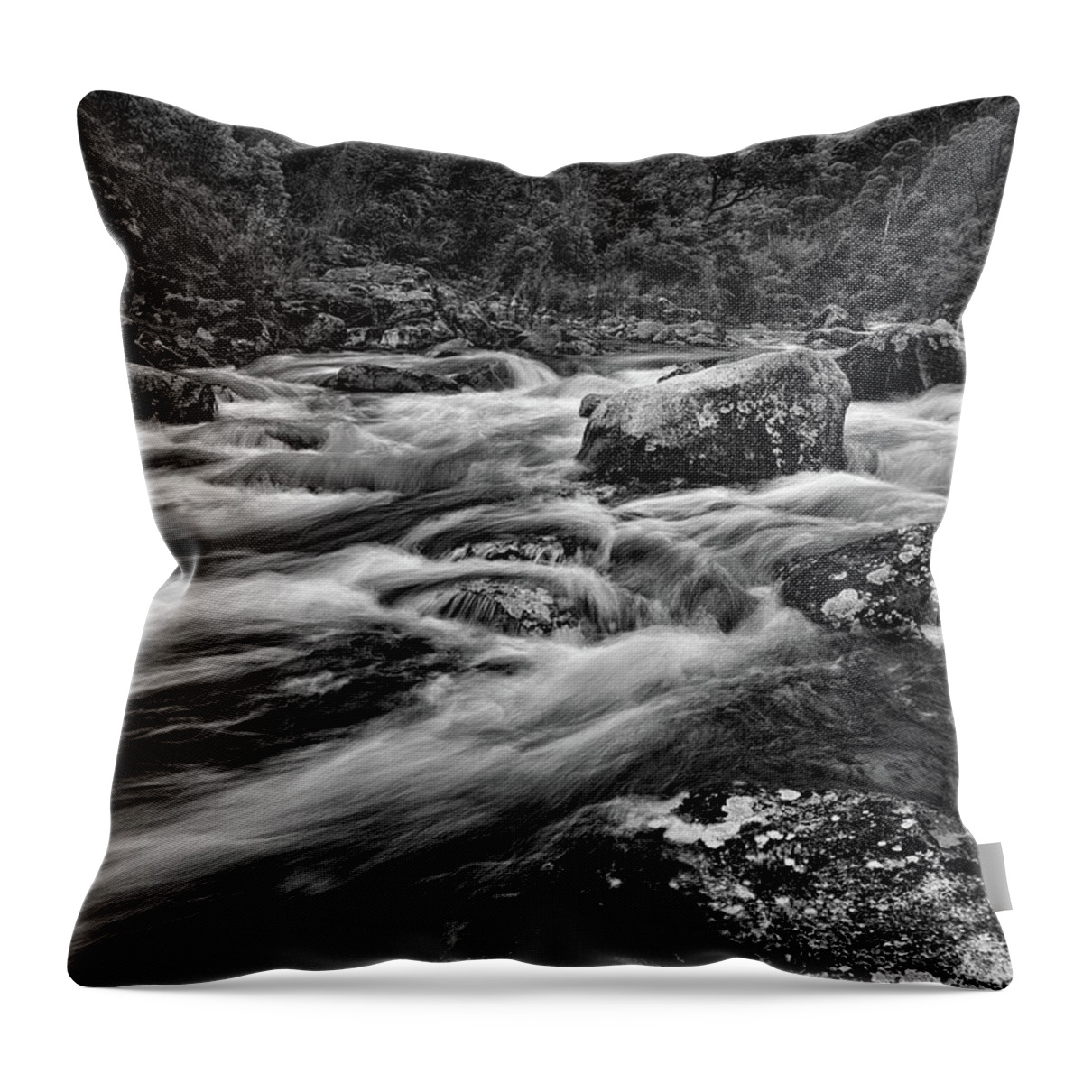 East Kiewa River Throw Pillow featuring the photograph Mixed Emotions by Mark Lucey