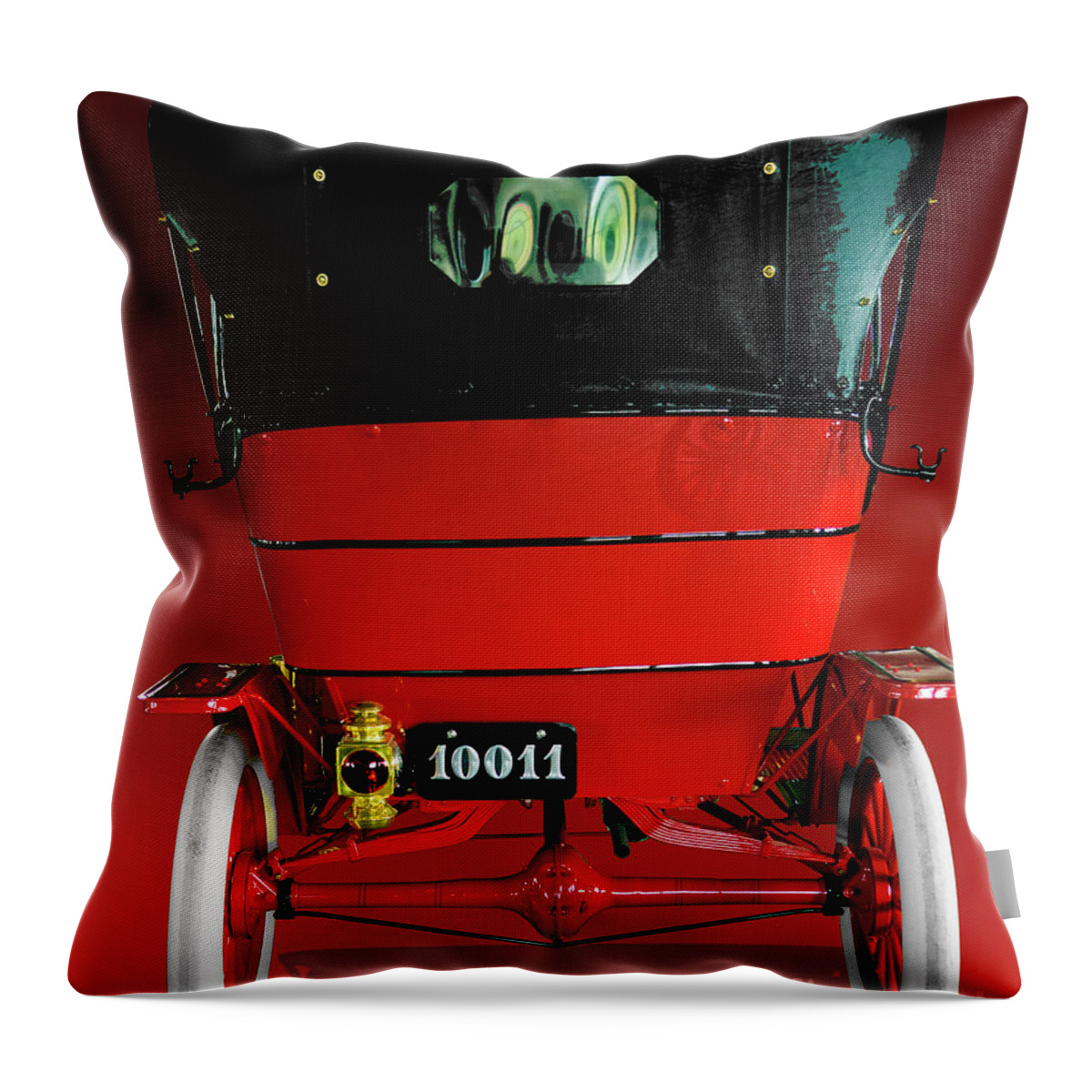 Auto Throw Pillow featuring the digital art Model-t 10011 by Anthony Ellis