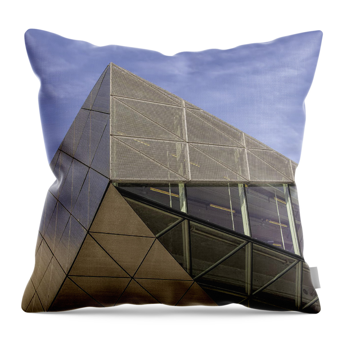 Architecture Throw Pillow featuring the photograph Modern Detail by Antony McAulay