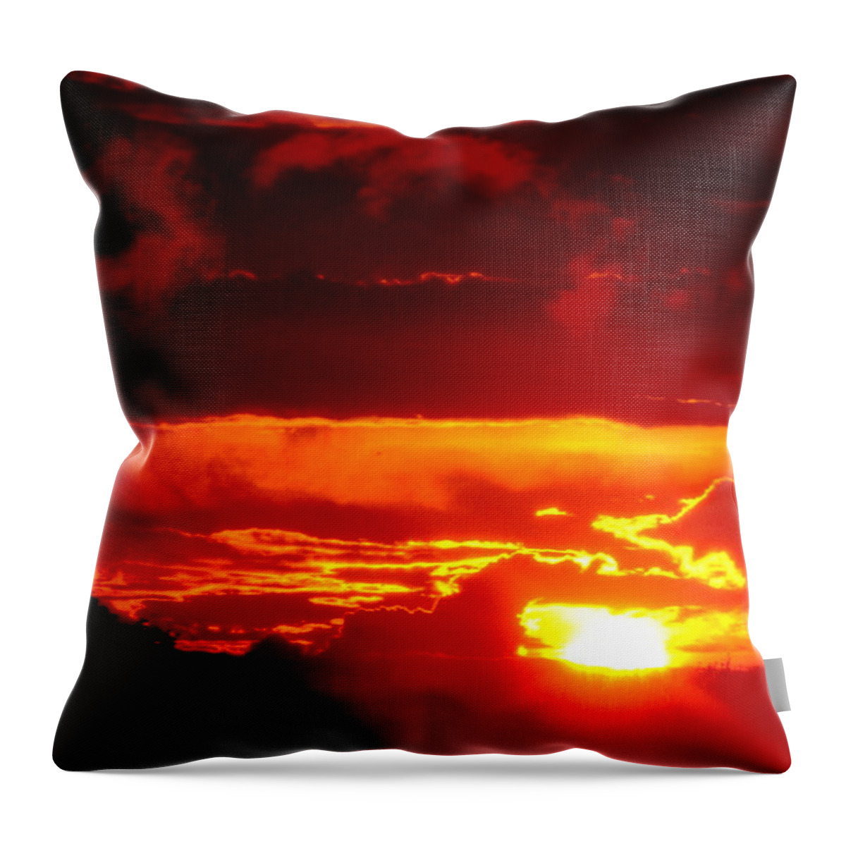Sunset Throw Pillow featuring the photograph Moment of Majesty by Bruce Patrick Smith