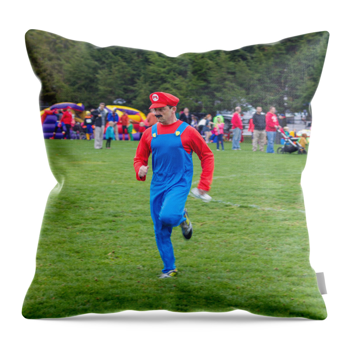  Throw Pillow featuring the photograph Monster Dash 12 by Brian MacLean