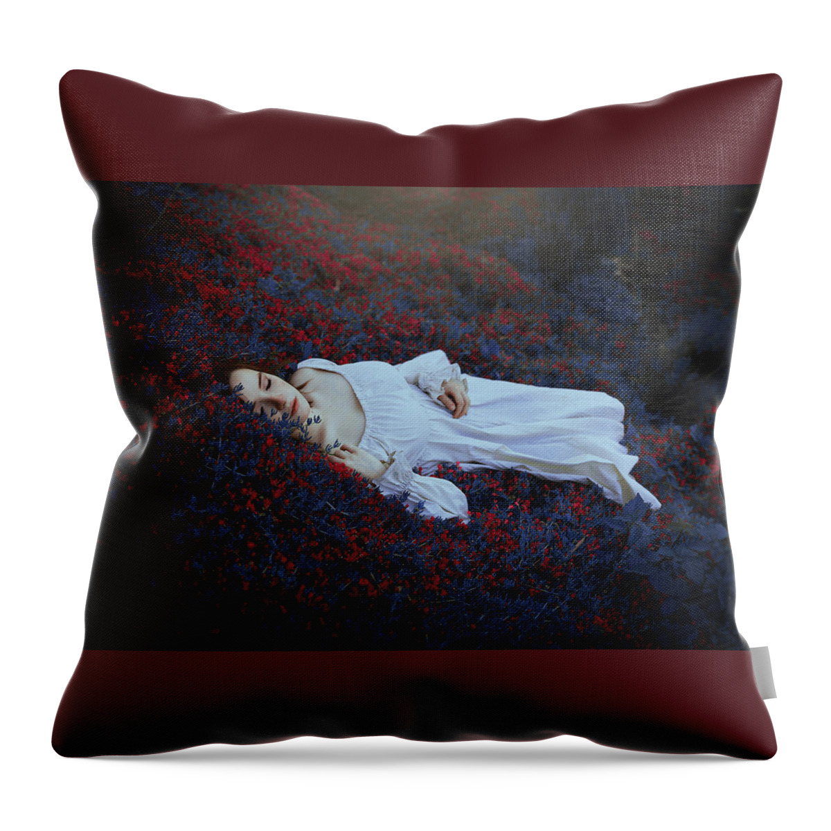 Mood Throw Pillow featuring the digital art Mood by Maye Loeser