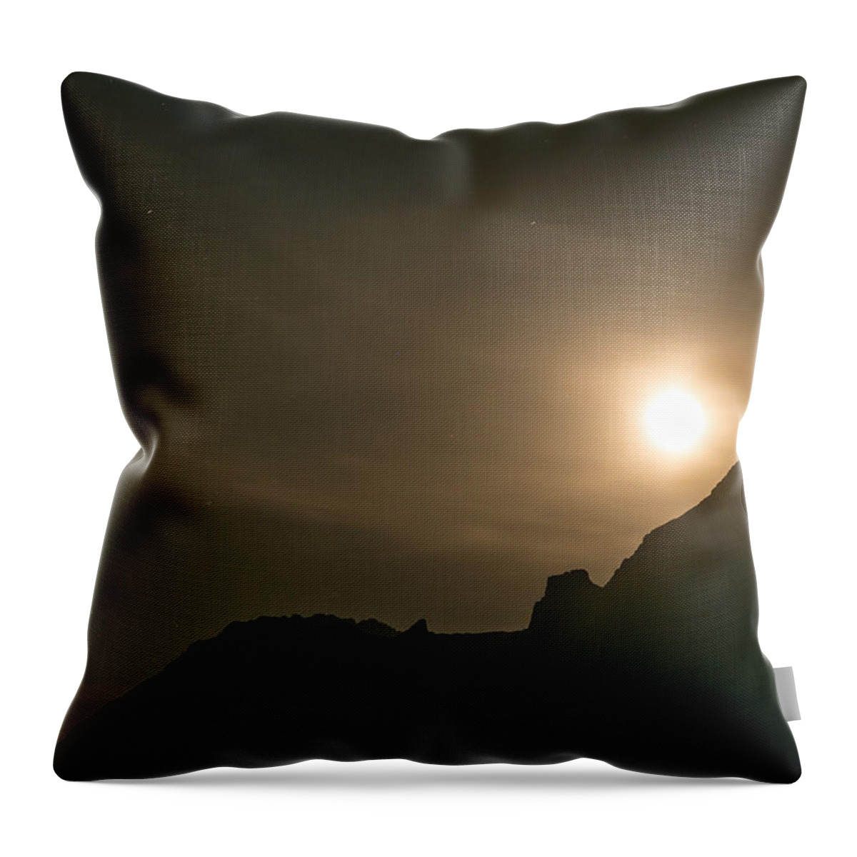 Austria Throw Pillow featuring the photograph Moon Rising by John Wadleigh