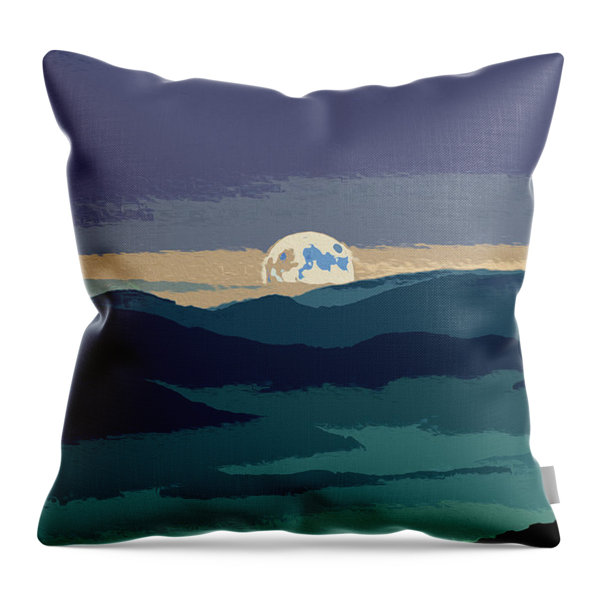 Magic Throw Pillow featuring the photograph Moonshine Magic by AM FineArtPrints