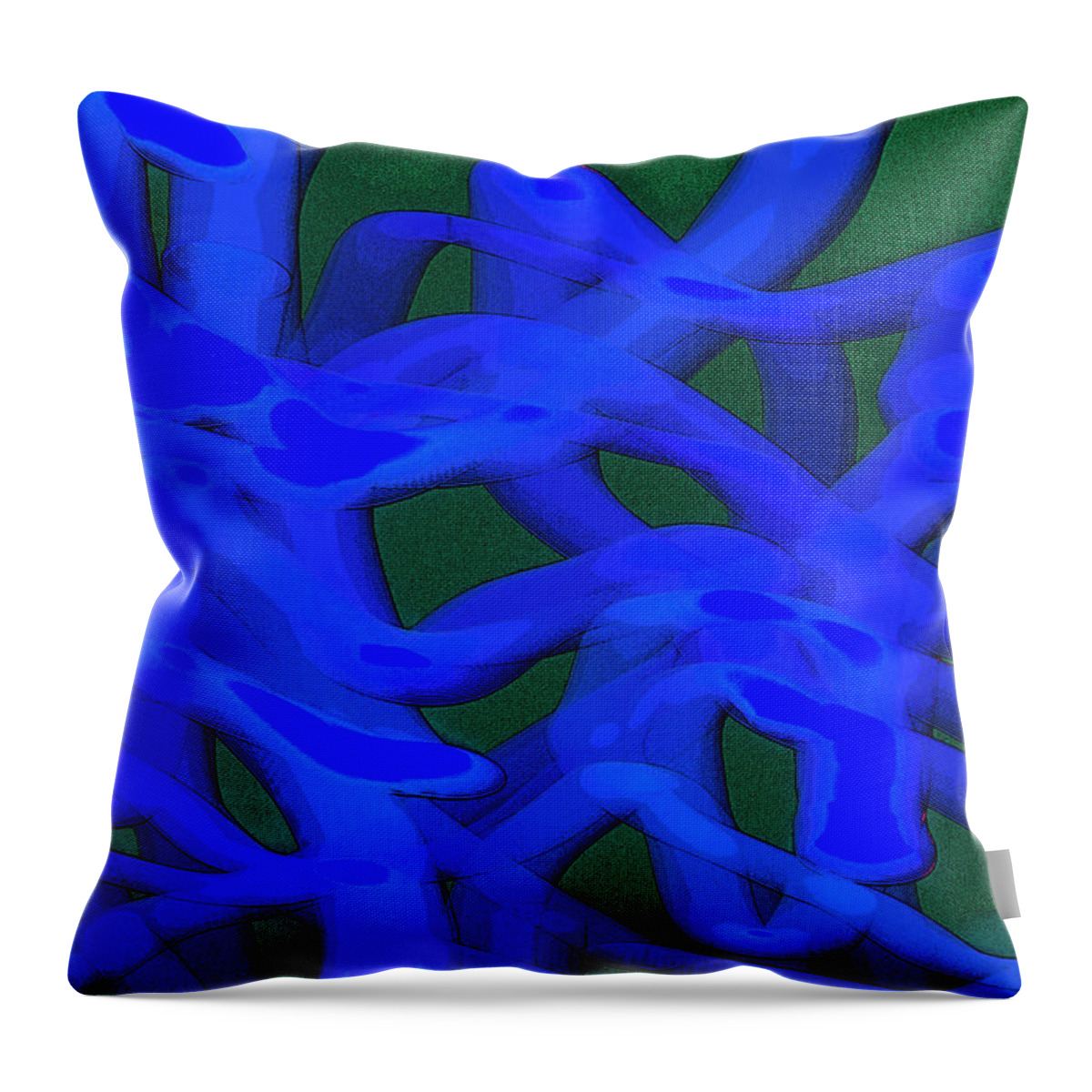 Abstract Throw Pillow featuring the photograph Moral Fibers by Marnie Patchett